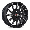 Aro 14x6" 4x100 ET35 CB73.1 Negro Mate Maquinado