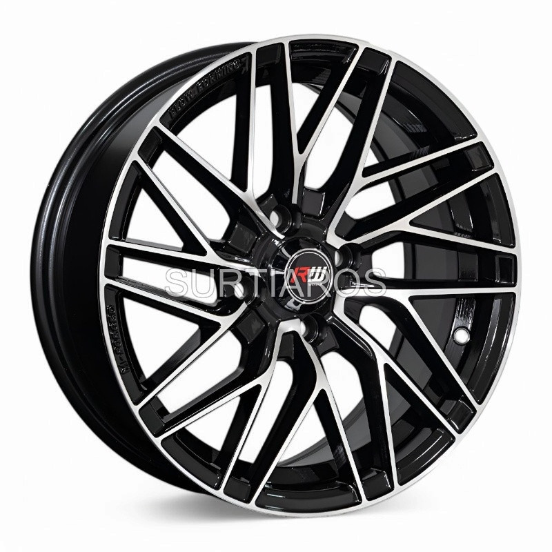 Aro 15x7" 4x100 ET30 CB73.1 Negro Maquinado