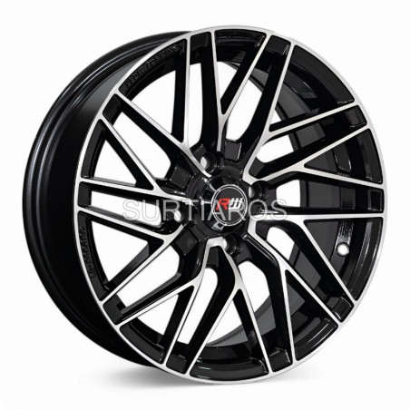 Aro 15x7" 4x100 ET30 CB73.1 Negro Maquinado