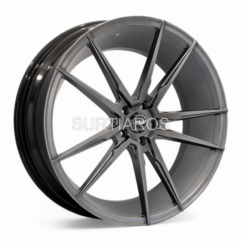 Aro 22x9" 5x114.3 ET30 CB73.1 Hiper Negro