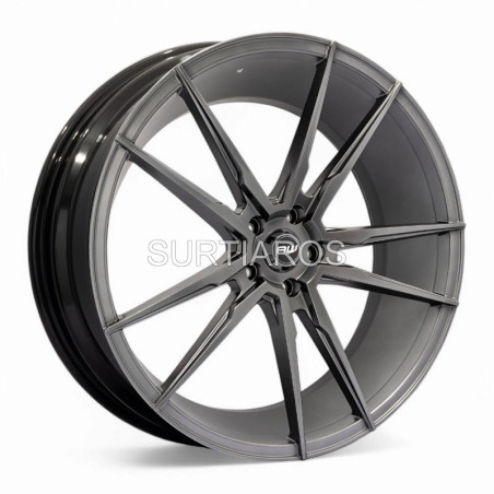 Aro 22x9" 5x114.3 ET30 CB73.1 Hiper Negro