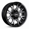 Aro 16x8" 6x139.7 ET-10 CB110 Negro Maquinado