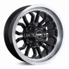 Aro 16x8" 6x139.7 ET-10 CB110 Negro con Labio Pulido