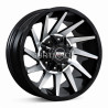 Aro 16x8.5" 6x139.7 ET-24 CB110 Negro Maquinado