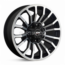 Aro 18x9" 6x139.7 ET20 CB110 Negro Mate Maquinado
