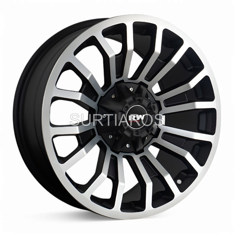 Aro 18x9" 6x139.7 ET20 CB110 Negro Mate Maquinado