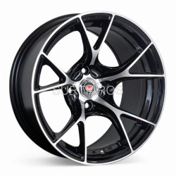 Aro 15x8.25" 4x100 ET0 CB73.1 Negro Maquinado