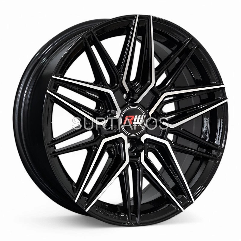 Aro 15x7" 4x100 ET35 CB73.1 Negro Maquinado