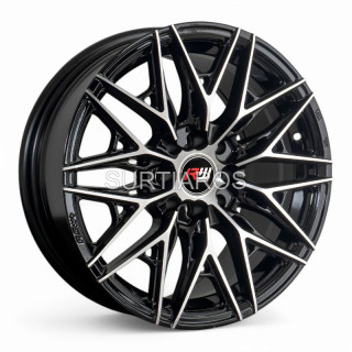 Aro 16x8" 8x100/114.3 ET30 CB73.1 Negro Maquinado