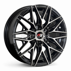 Aro 16x8" 8x100/114.3 ET30 CB73.1 Negro Maquinado