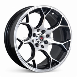 Aro 16x8" 8x100/114.3 ET10 CB73.1 Negro Maquinado