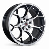 Aro 16x8" 8x100/114.3 ET10 CB73.1 Negro Maquinado