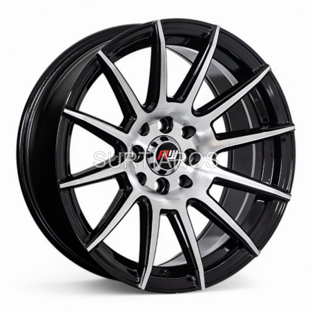 Aro 16x8" 8x100/114.3 ET15 CB73.1 Negro Maquinado