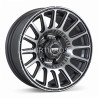 Aro 16x8" 6x139.7 ET0 CB110 Gris Oscuro Maquinado