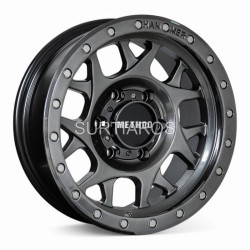 Aro 16x8.5" 6x139.7 ET0 CB110 Hiper Negro con Remaches