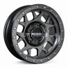 Aro 16x8.5" 6x139.7 ET0 CB110 Hiper Negro con Remaches