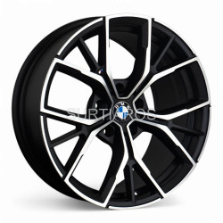 Aro 18x8" 5x120 ET25 CB72.6 Negro Mate Maquinado