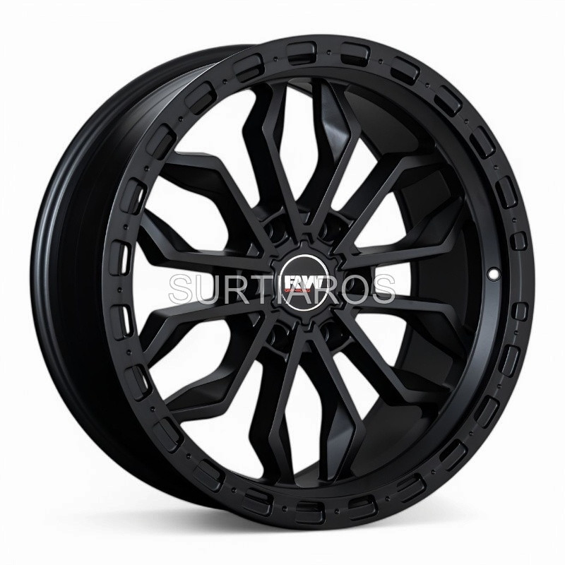 Aro 20x9" 6x139.7 ET15 CB100 Negro Mate