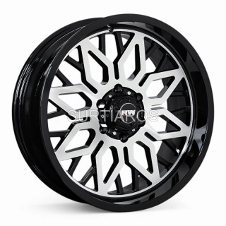 Aro 20x9" 6x139.7 ET0 CB110 Negro Maquinado