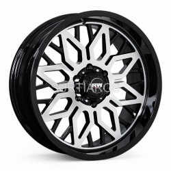 Aro 20x9" 6x139.7 ET0 CB110 Negro Maquinado