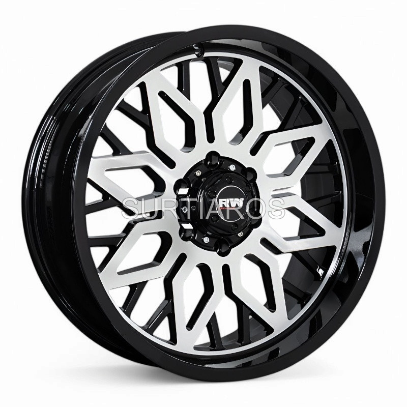 Aro 20x9" 6x139.7 ET0 CB110 Negro Maquinado