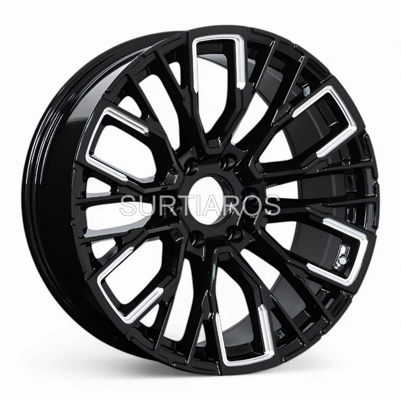 Aro 20x9" 6x135 ET0 CB87.1 Negro Fresado