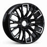 Aro 20x9" 6x135 ET0 CB87.1 Negro Fresado