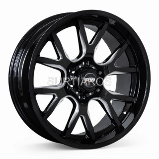 Aro 20x9.5" 6x139.7 ET15 CB110 Negro Fresado