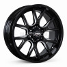 Aro 20x9.5" 6x139.7 ET15 CB110 Negro Fresado