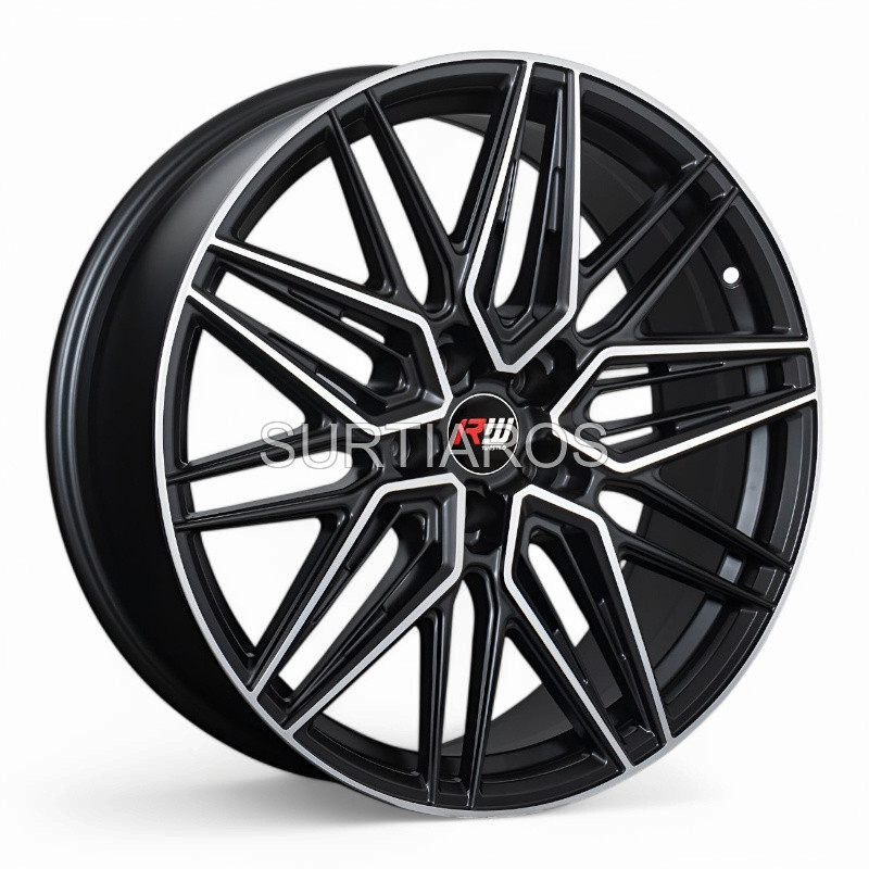 Aro 20x8.5" 5x114.3 ET30 CB73.1 Negro Mate Maquinado
