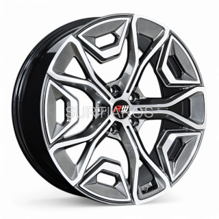 Aro 20x9" 5x120 ET38 CB72.6 Hiper Negro Maquinado