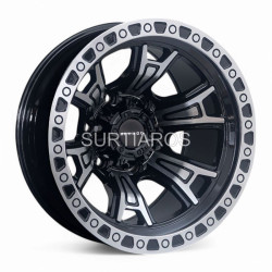 Aro 15x10" 6x139.7 ET-44 CB110.1 Negro Maquinado