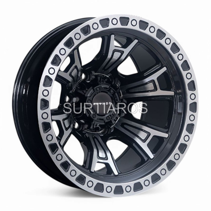 Aro 15x10" 6x139.7 ET-44 CB110.1 Negro Maquinado