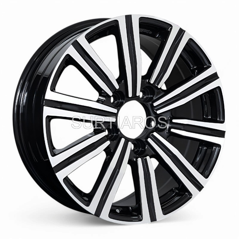 Aro 20x8.5" 5x150 ET60 CB110.1 Negro Maquinado