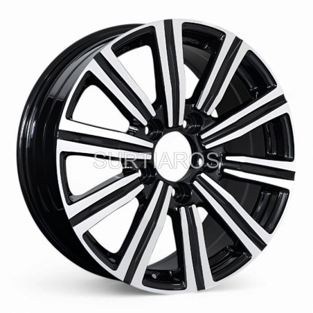 Aro 20x8.5" 5x150 ET60 CB110.1 Negro Maquinado
