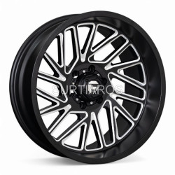 Aro 20x10" 6x139.7 ET-18 CB110.5 Negro Mate Fresado