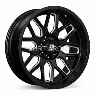 Aro 20x10" 6x139.7 ET-18 CB110.5 Negro Mate Fresado