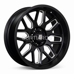 Aro 20x10" 6x139.7 ET-18 CB110.5 Negro Mate Fresado