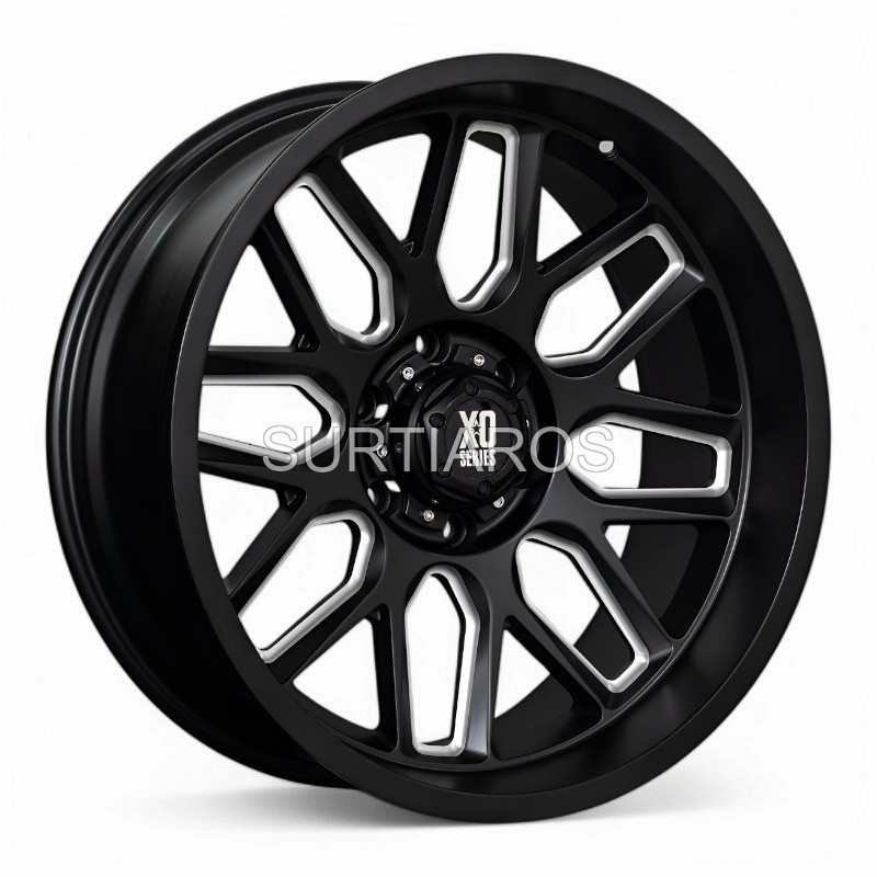 Aro 20x10" 6x139.7 ET-18 CB110.5 Negro Mate Fresado