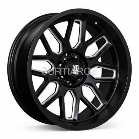 Aro 20x10" 6x139.7 ET-18 CB110.5 Negro Mate Fresado