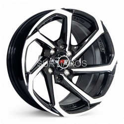 Aro 14x7" 8x100/114.3 ET0 CB73.1 Negro Maquinado