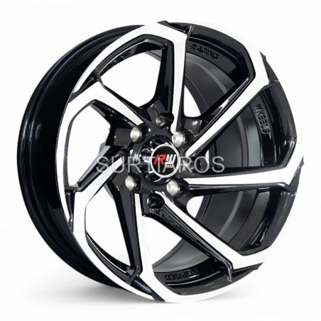 Aro 14x7" 8x100/114.3 ET0 CB73.1 Negro Maquinado
