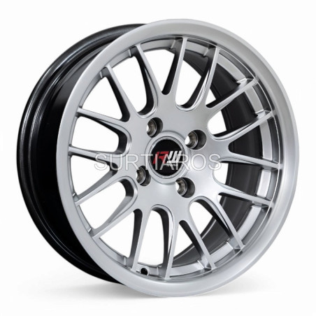 Aro 14x7" 4x100 ET20 CB73.1 Hiper Plateado