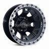 Aro 15x10" 5x139.7 ET-44 CB108.1 Negro Maquinado con Aro Pulido