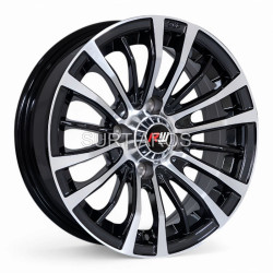 Aro 13x6" 4x100 ET0 CB73.1 Negro Maquinado