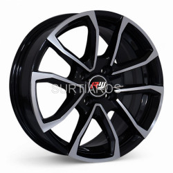 Aro 15x6.5" 4x100 ET37 CB73.1 Negro Maquinado