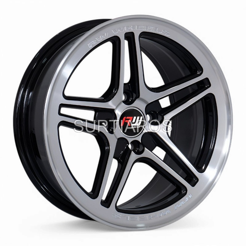 Aro 15x7" 4x100 ET33 CB73.1 Negro Maquinado