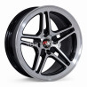 Aro 15x7" 4x100 ET33 CB73.1 Negro Maquinado