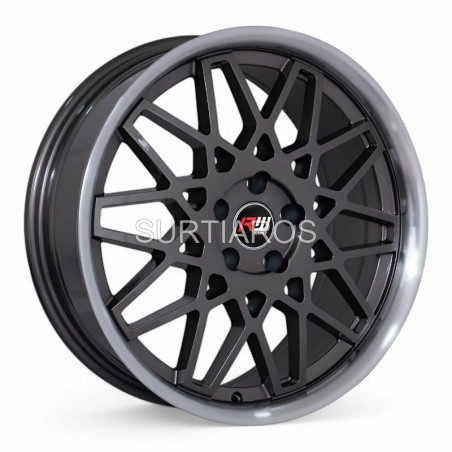 Aro 18x7.5" 5x108 ET30 CB73.1 Gris Oscuro con Labio Pulido