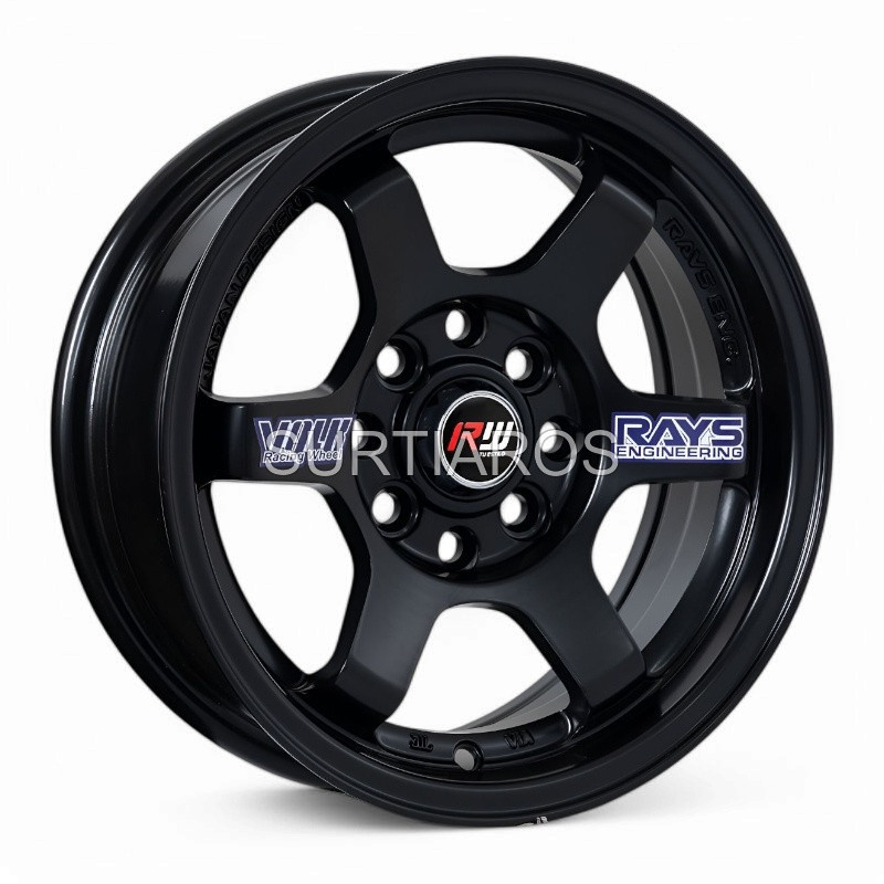 Aro 13x6" 8x100/108 ET10 CB73.1 Negro Mate